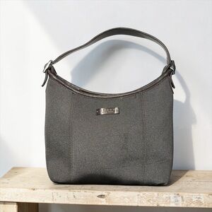 Vintage Coach Gray Neoprene Y2K Shoulder Bag Women’s BON-6219